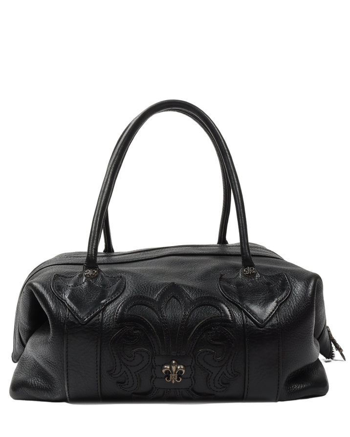 "Fleur De Lis" Leather Medicine Bag