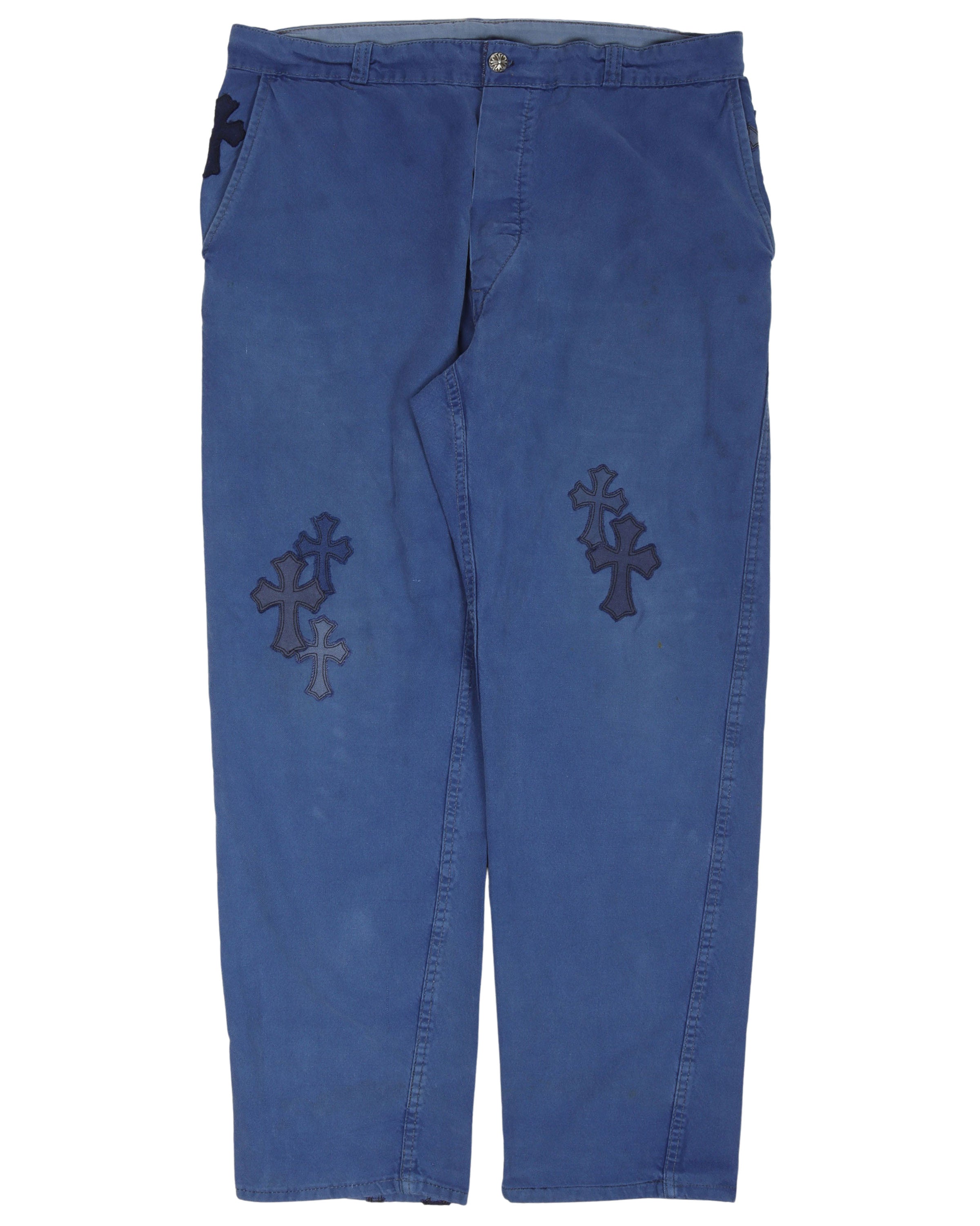 Chrome Hearts Cross Patch French Work Pants