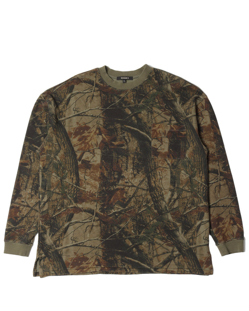 Season 5 Double-Layered Camouflage L/S T-Shirt