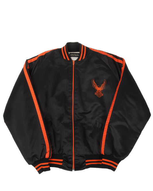 Harley Davidson Quilted Nylon Bomber Jacket