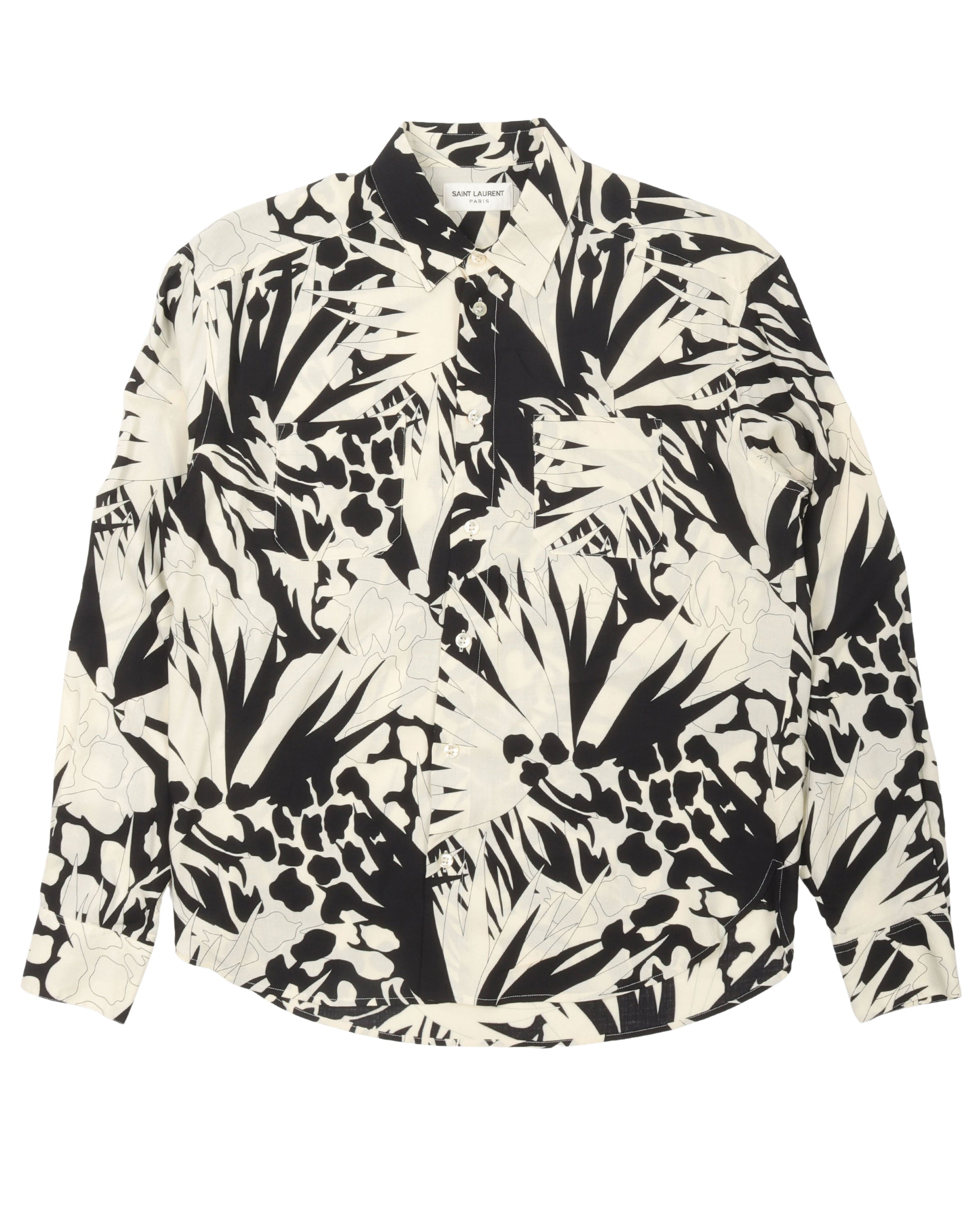 Plants Long Sleeve Button Up Shirt