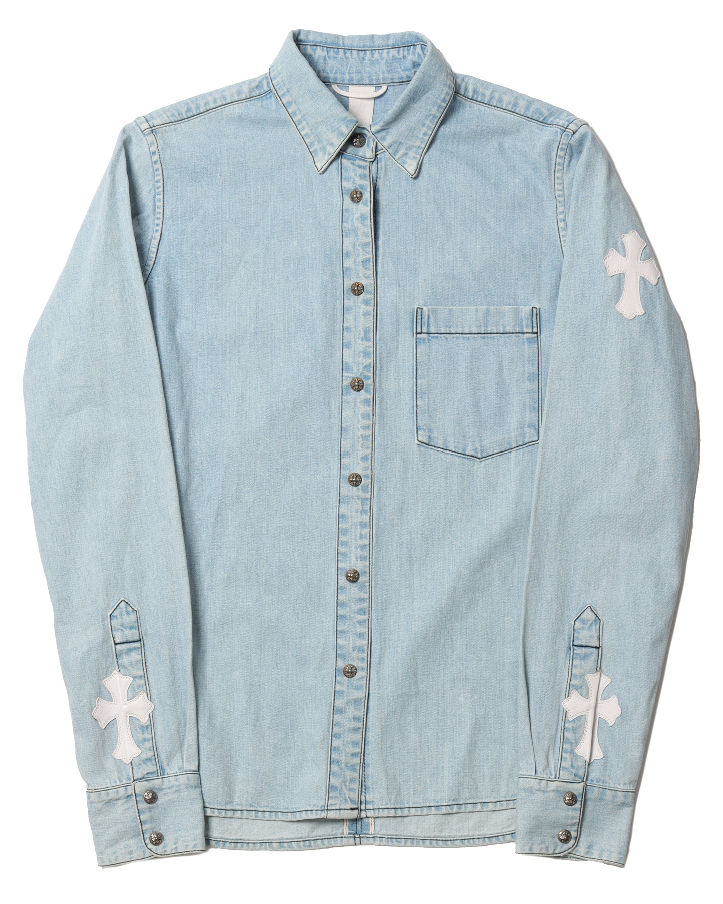 Denim Cross Patch Shirt