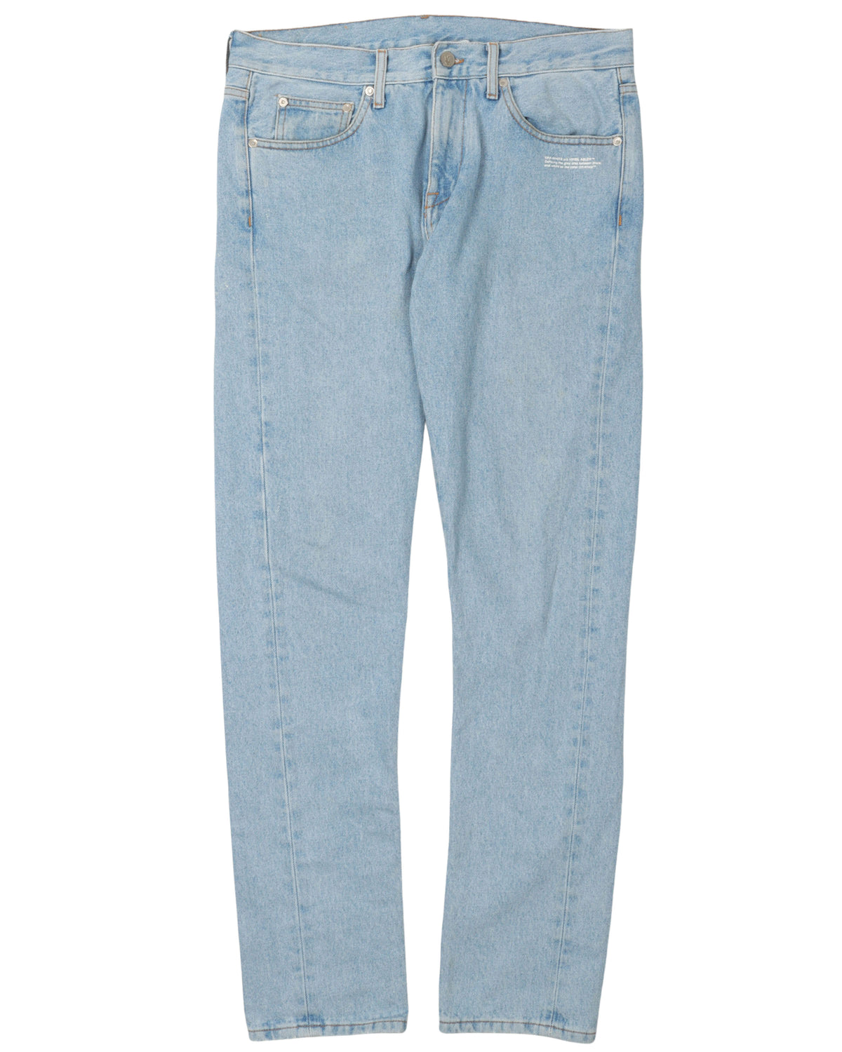 Paperclip Fly Jeans