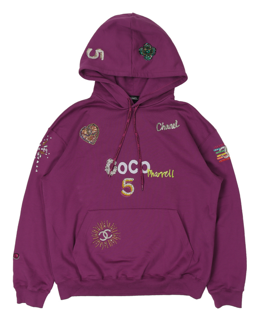 Pharrell Embriodered Logo Hoodie