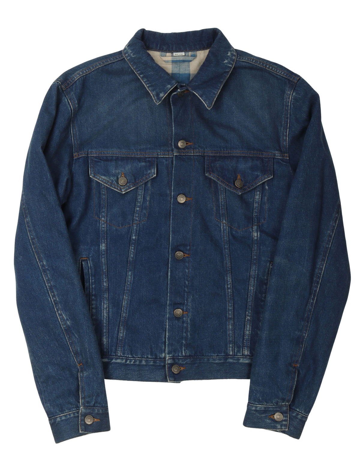 "Blind For Love" Embroidered Denim Jacket