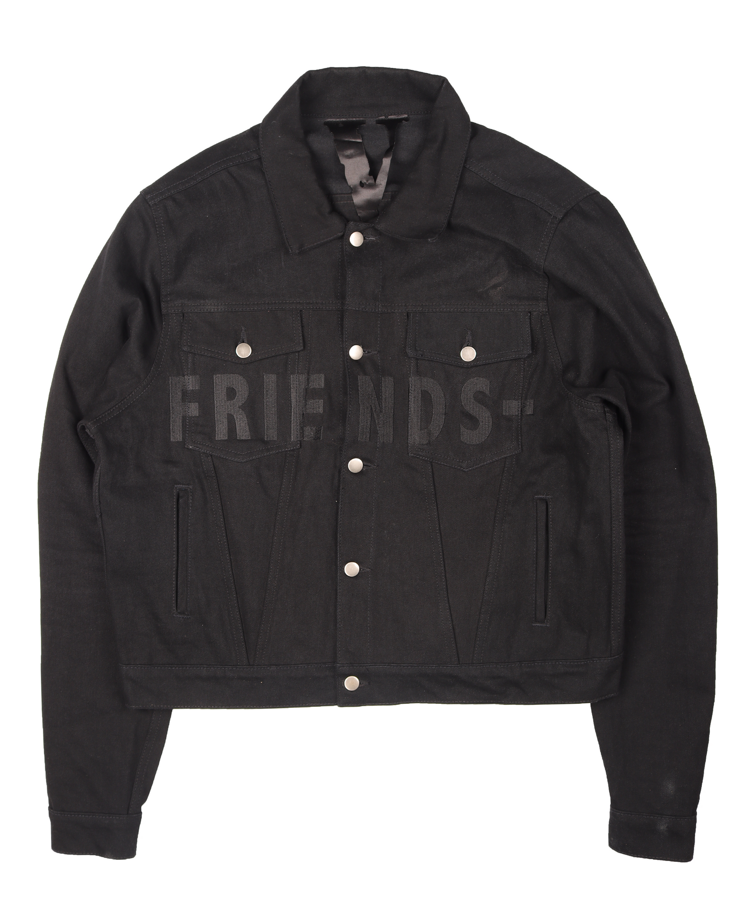 FRIENDS Embroidered Denim Jacket