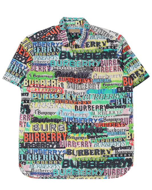 Graffiti Logo Print Shirt