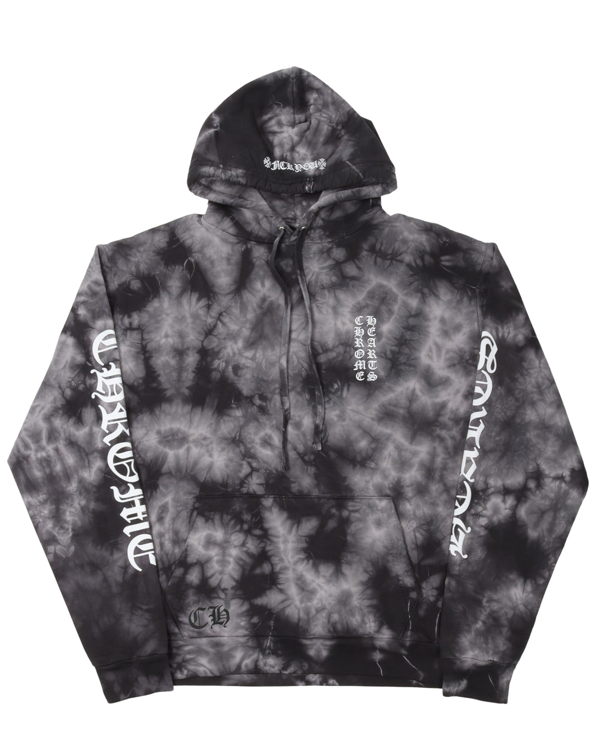 Tie Dye Horseshoe Logo "Fuck You" Hoodie