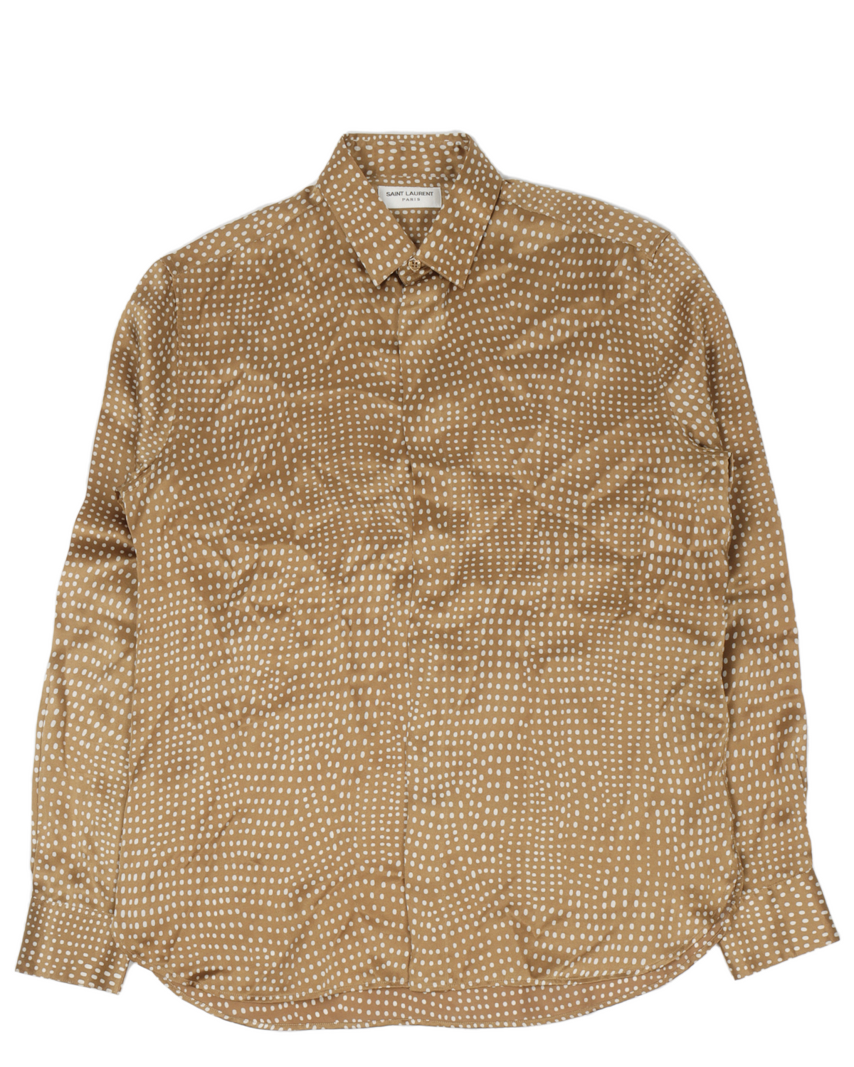 Silk Polka-Dot Shirt