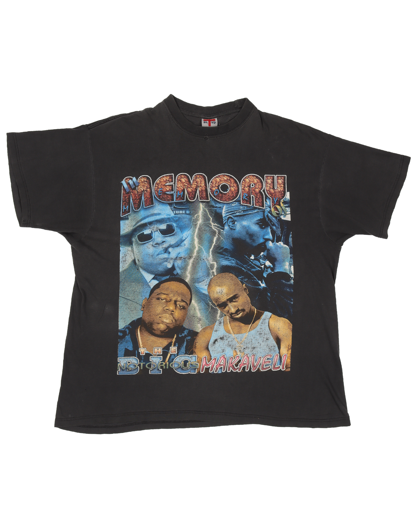 In Memory of Notorious BIG Biggie Tupac T-Shirt