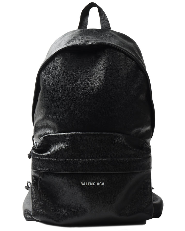 Explorer Large Single-Strap Leather Backpack