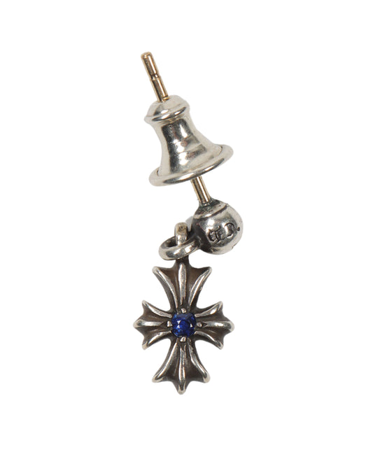 Sapphire Cross Earring