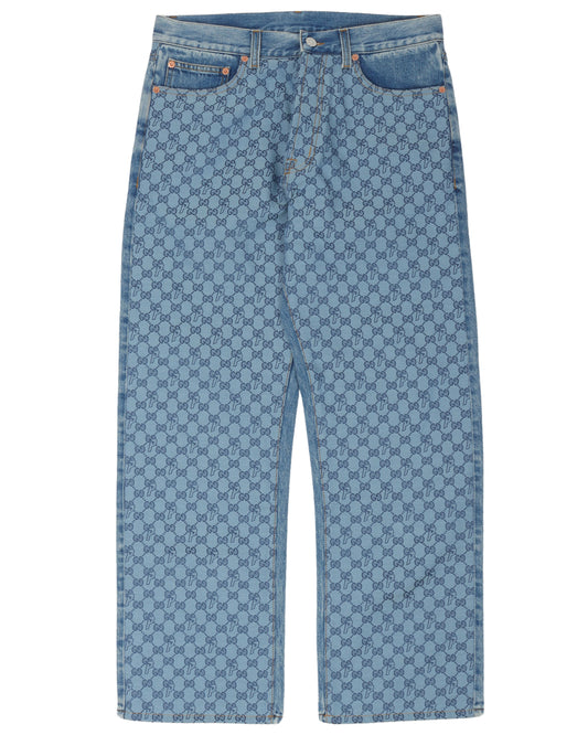 Gucci Monogram Jeans