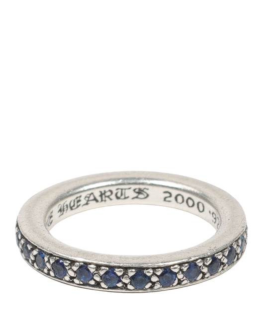 Sapphire Ring Engraved