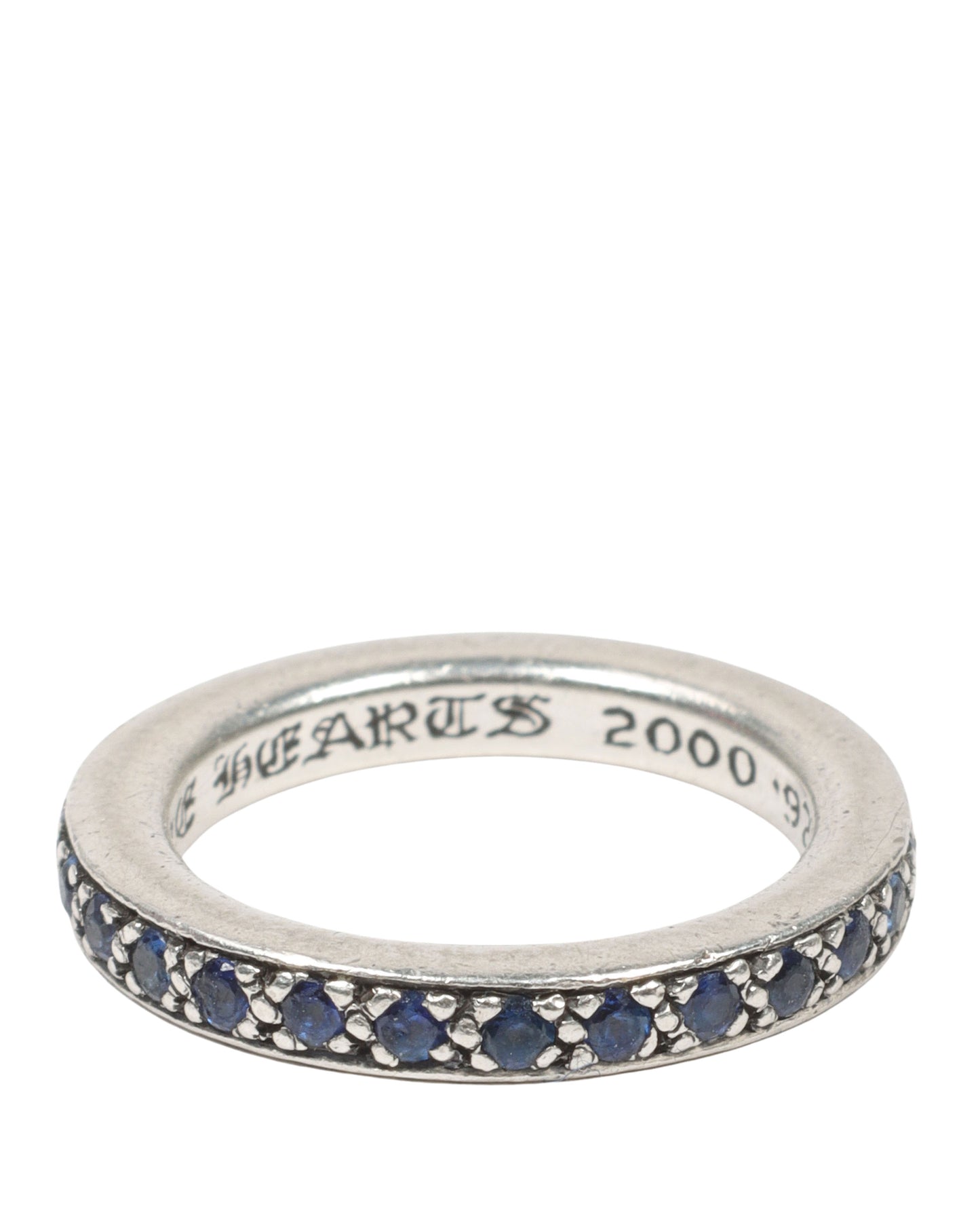 Sapphire Ring Engraved
