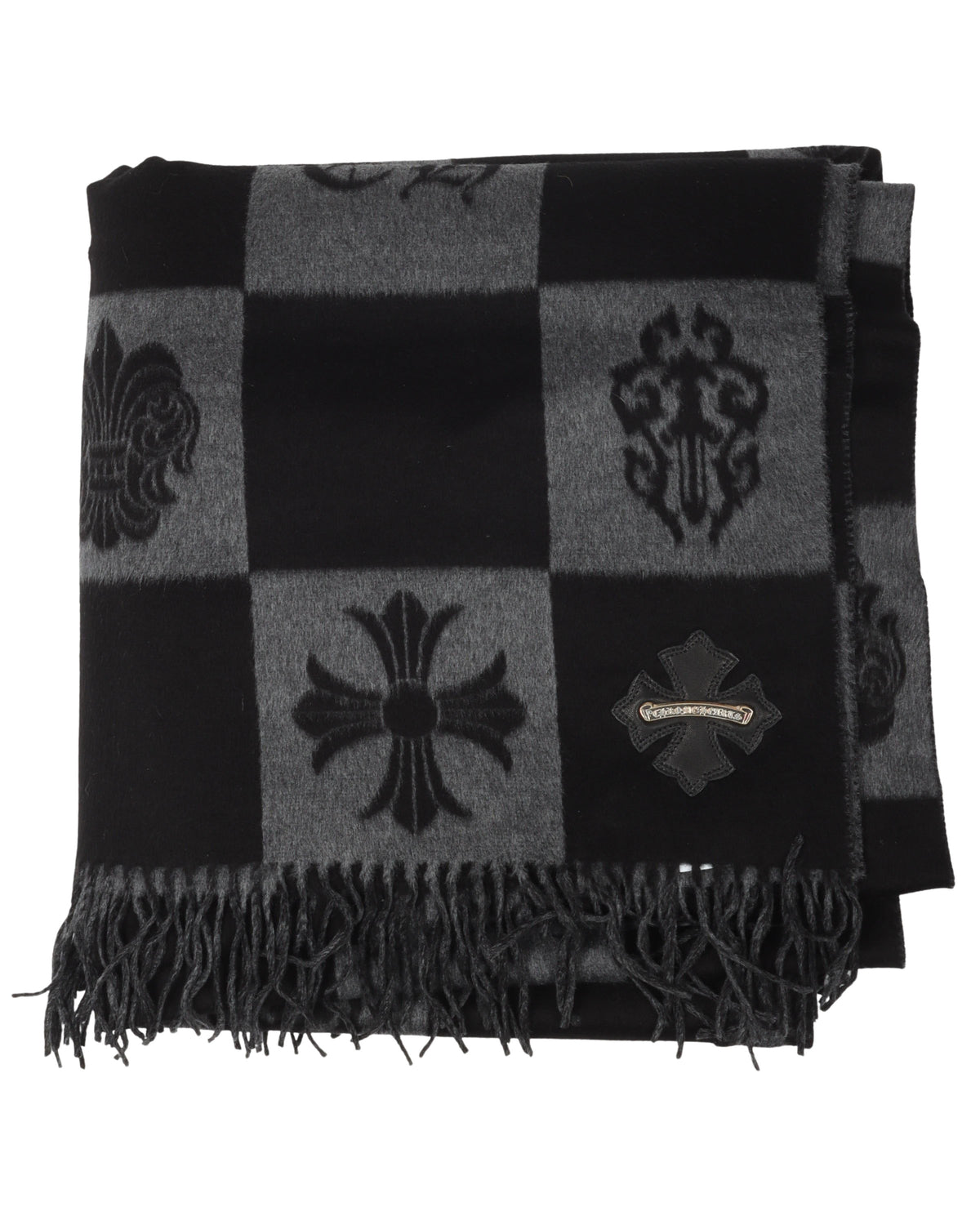 Checkered Cashmere Blanket