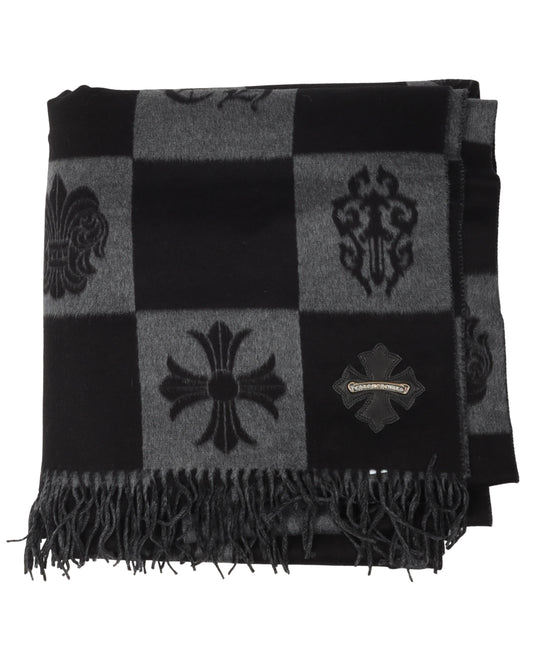 Checkered Cashmere Blanket
