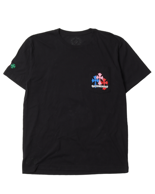 Multicolor Cross Pocket T-Shirt