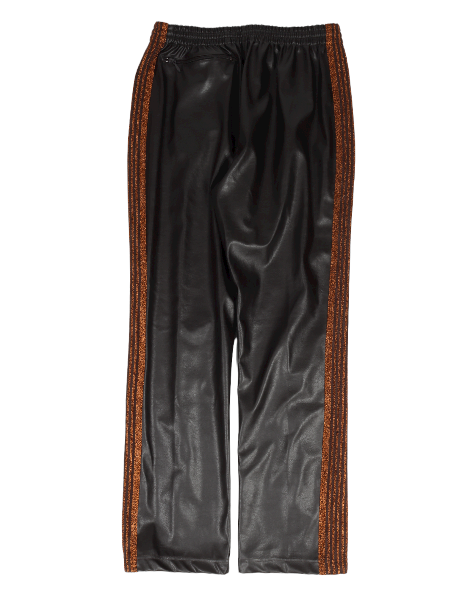 Faux Leather Track Pant