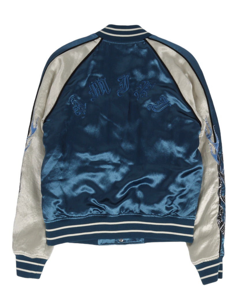 Satin Flame Souvenir Jacket