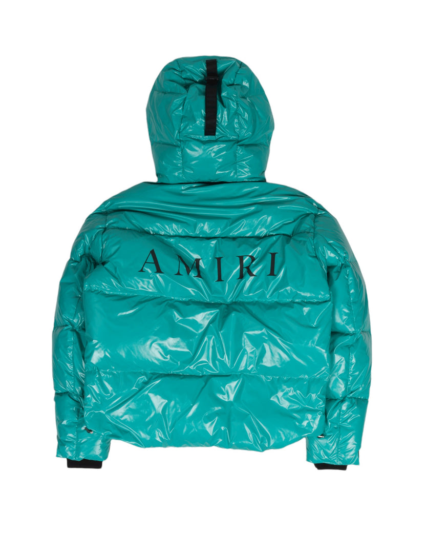 Teal Down Puffer Jacket