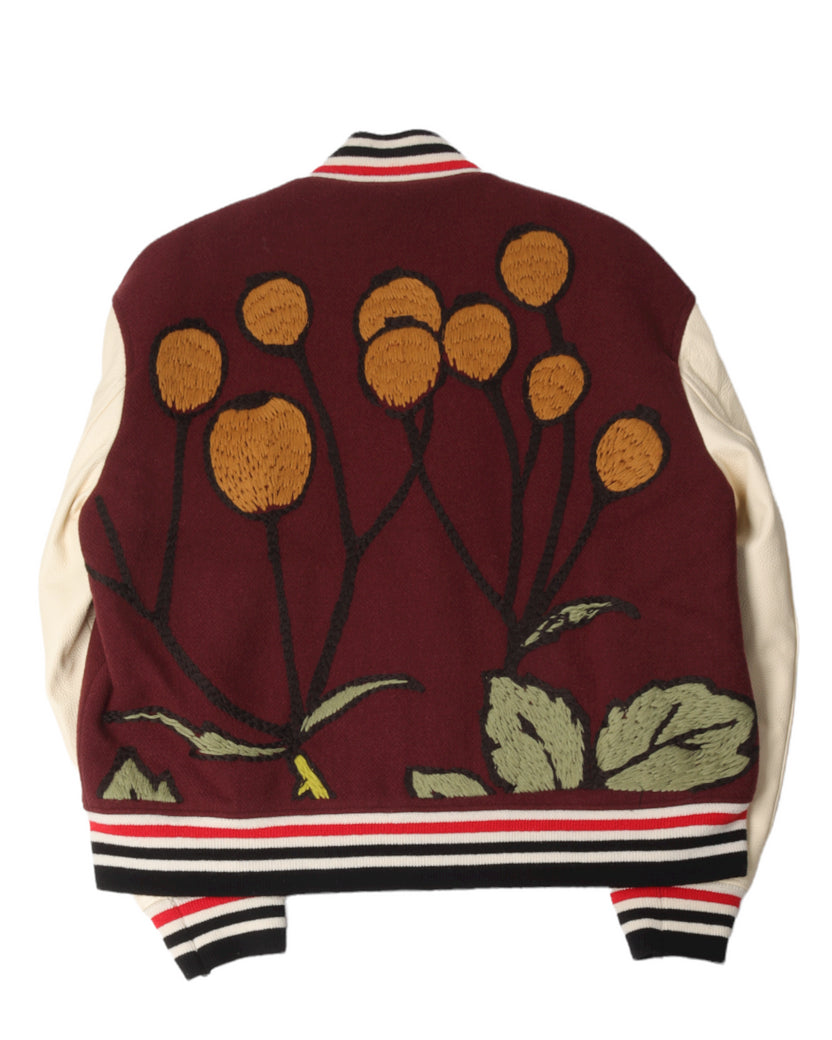 Herbarium Embroidered Varsity Jacket