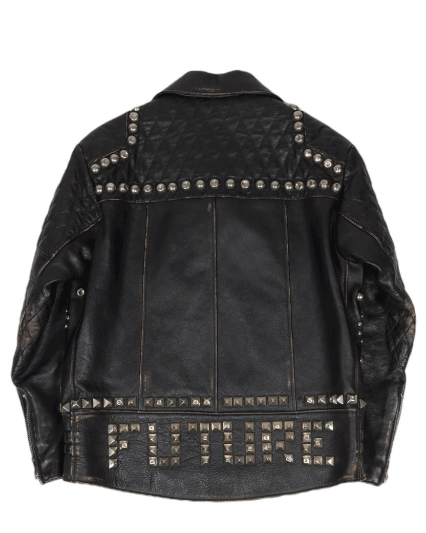 SS17 Studded Leather Jacket