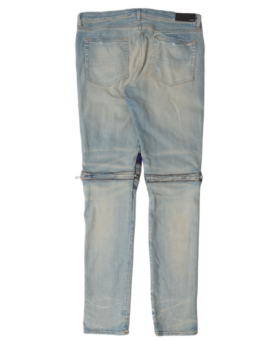 MX-2 Plaid Knee-Zip Denim
