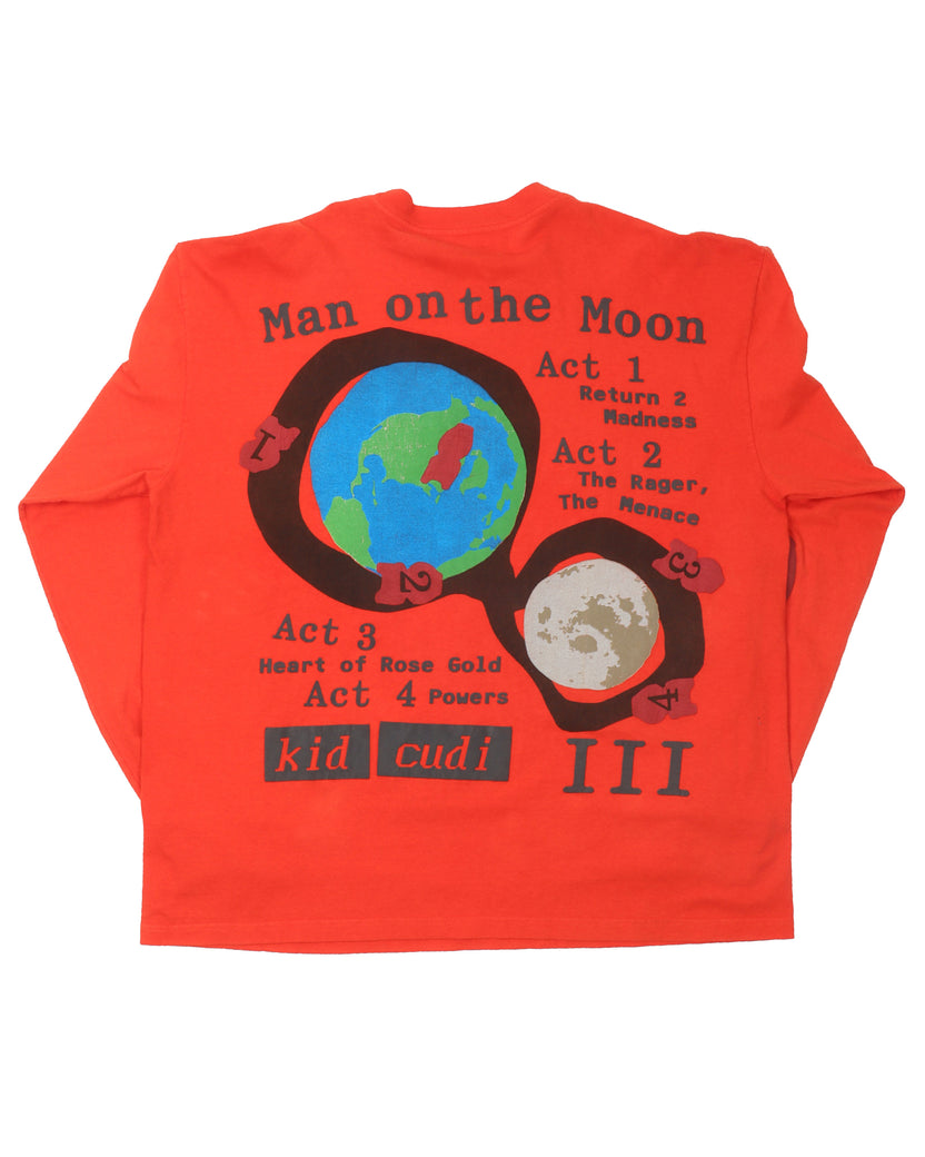 Kid Cudi Man On The Moon Long Sleeve