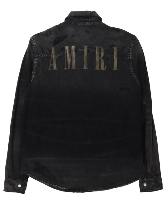 Camp Applique Denim Shirt
