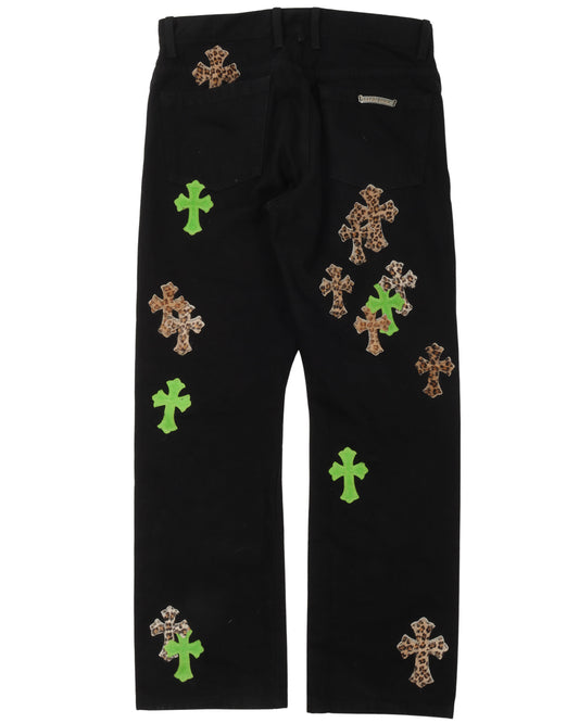 Leather Cross Jean
