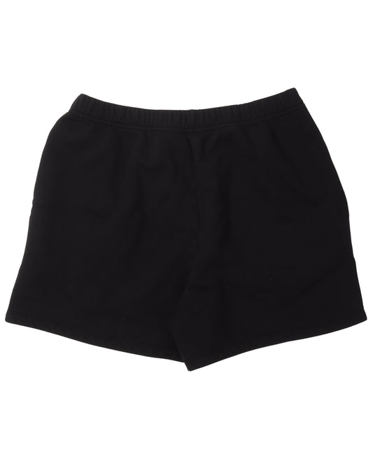 Black Cross Sweat Shorts