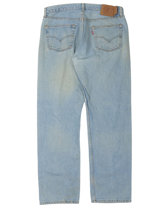 Levi's Distressed Mudwash 501 Denim