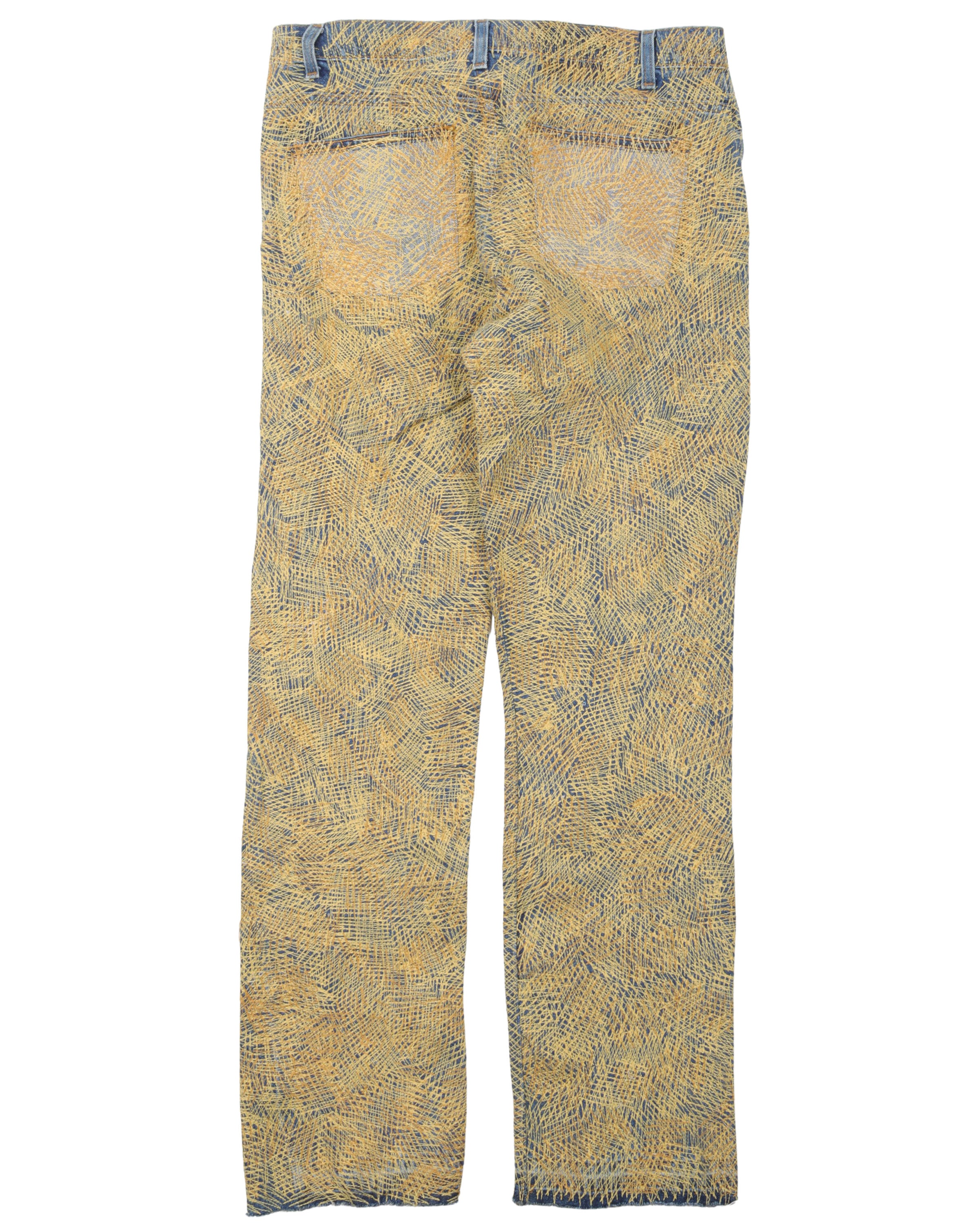 Earthling VIP Circus Stitch Yellow Jeans – Justin Reed