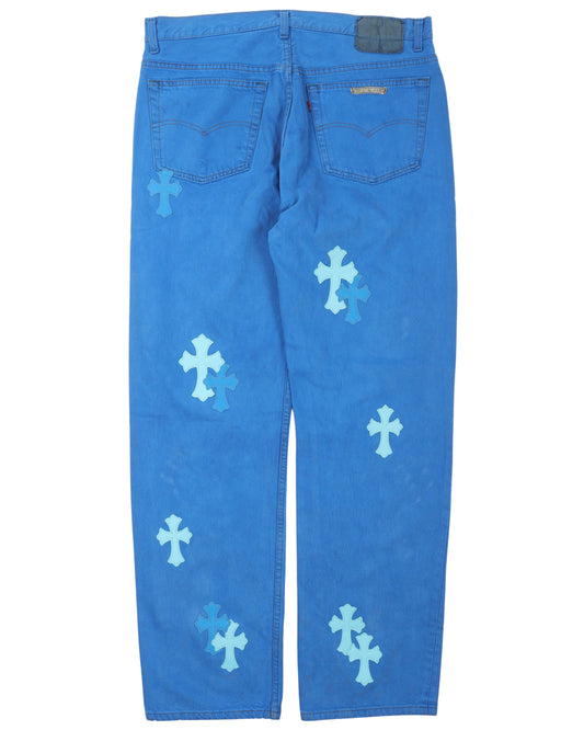 Levi's Leather Cross Dyed Jeans