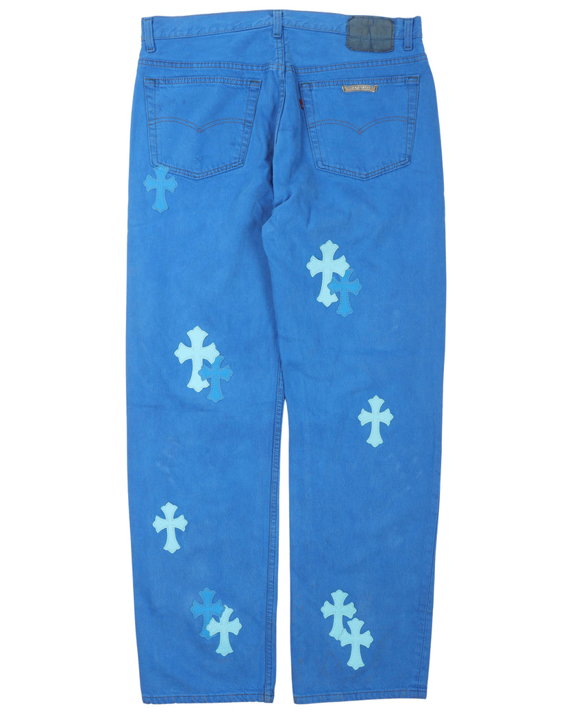 Levi's Leather Cross Dyed Jeans