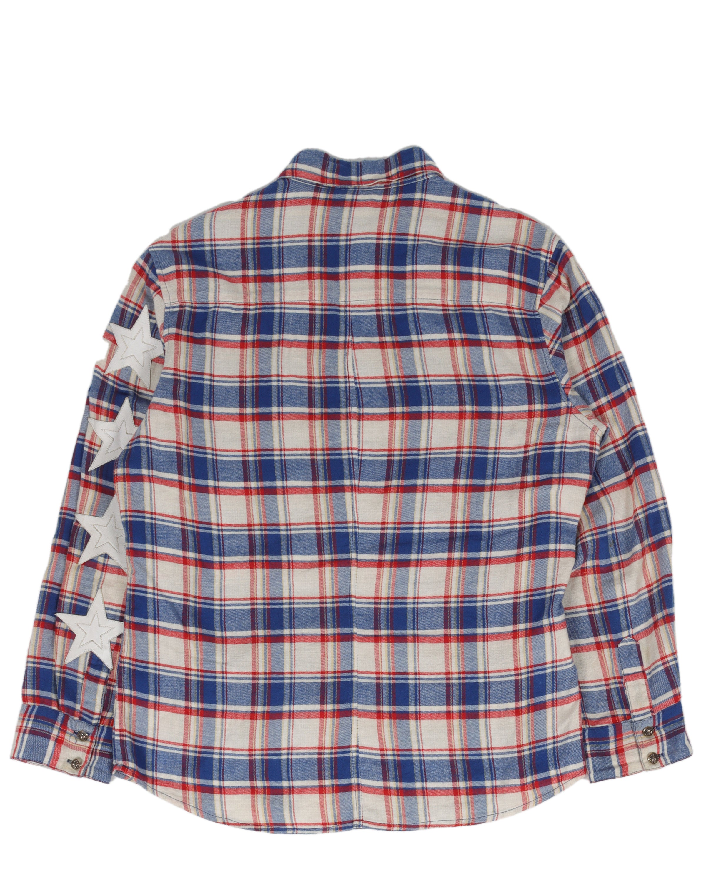 Star Patch Flannel Shirt