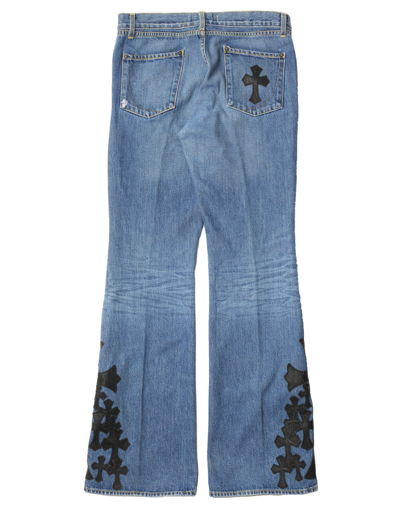 Flared Cemetery Cross Jeans