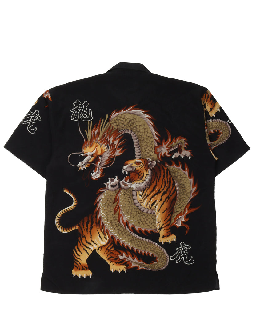 Great General Dragon & Tiger Button Shirt