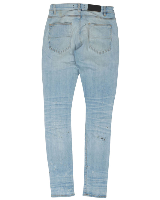 Light Wash Distressed Jeans