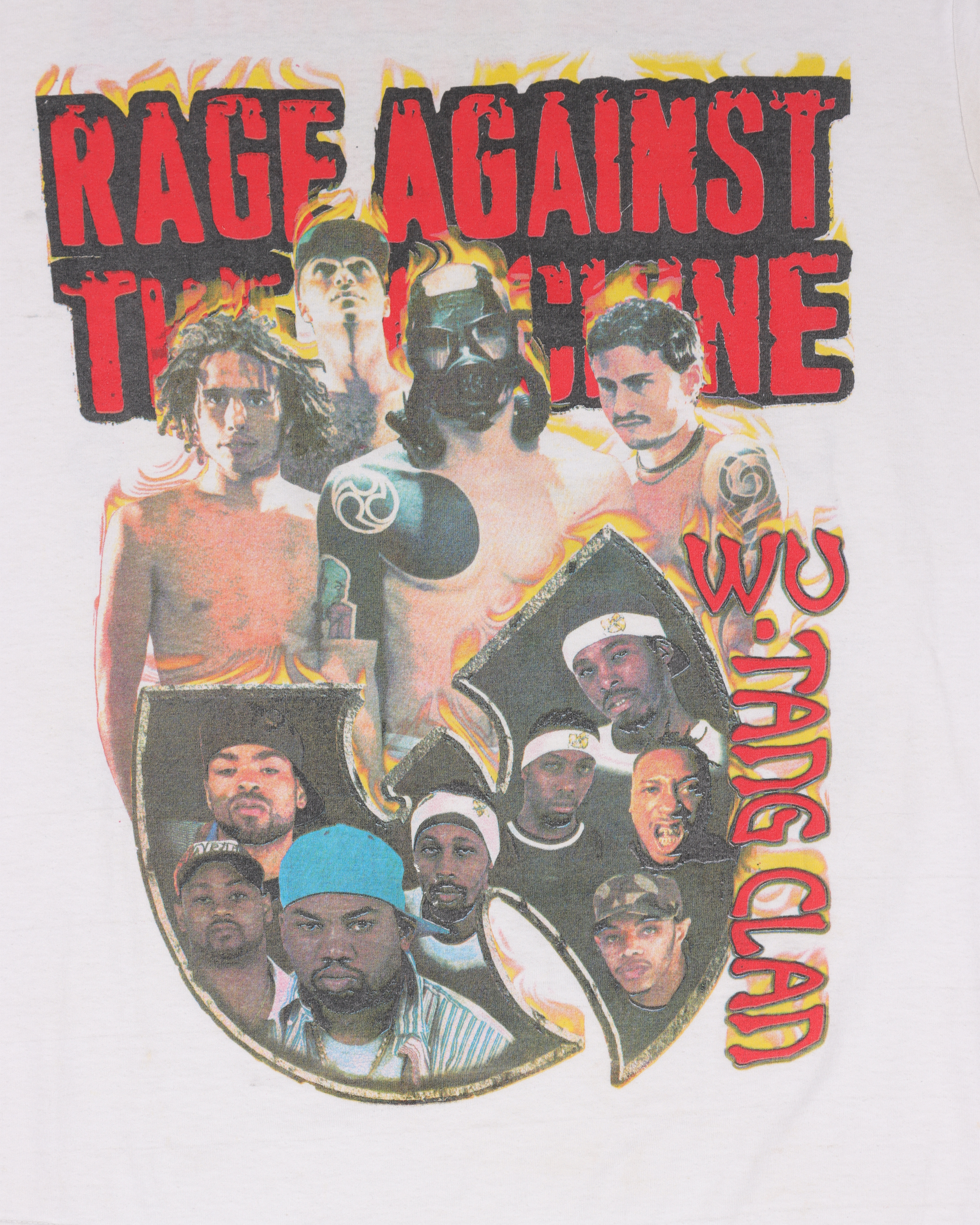 Wu-Tang Clan Rage Against the Machine 1997 Tour T-Shirt
