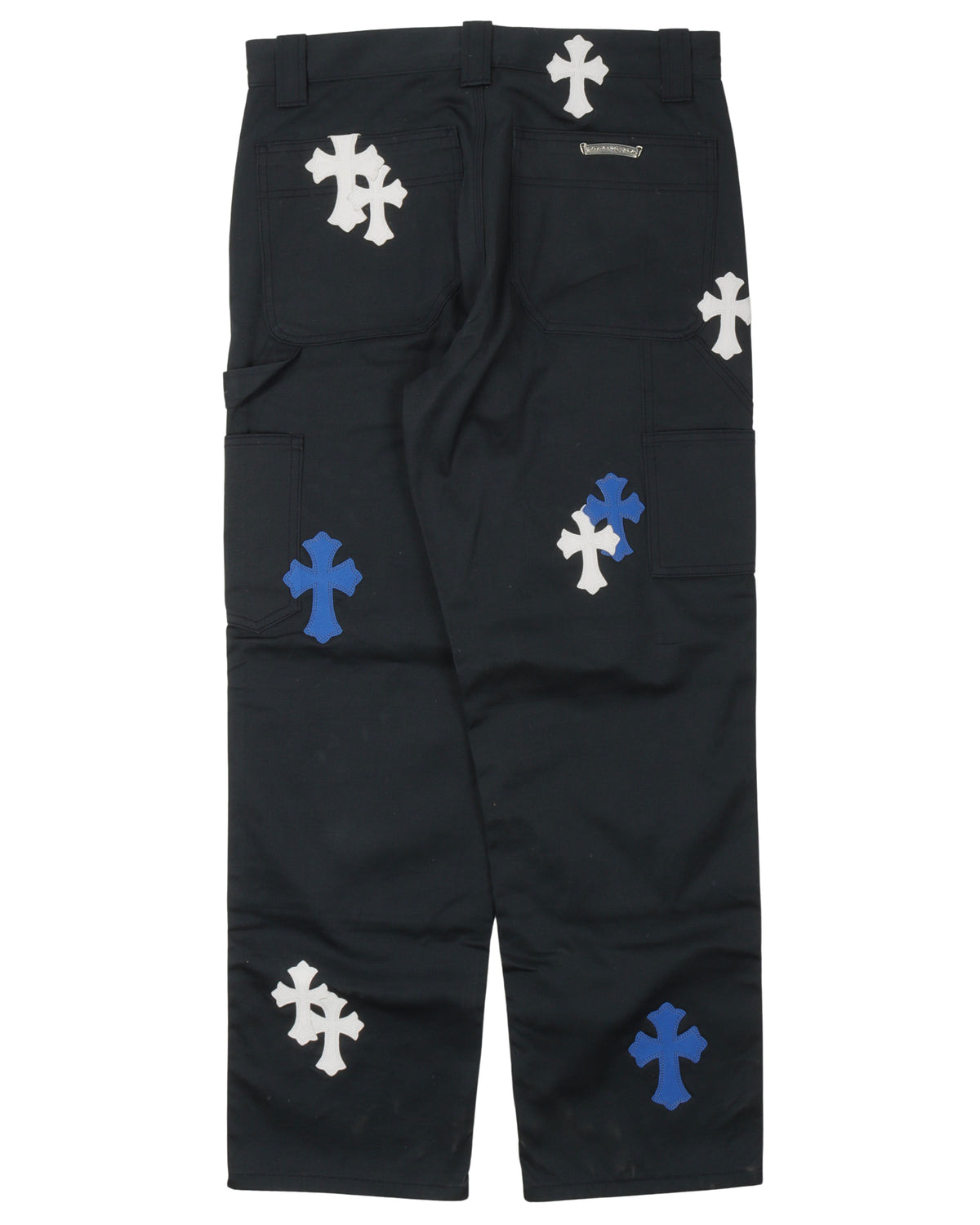 Double Knee Cross Patch Pants