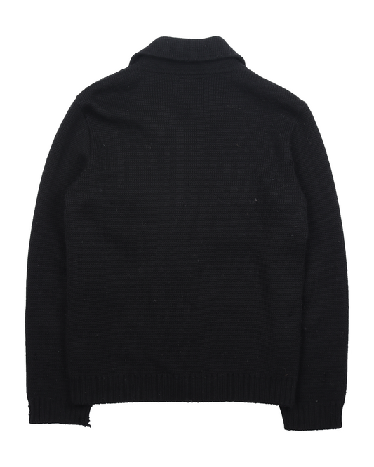 Black Wool Cardigan (2004) "Noir"