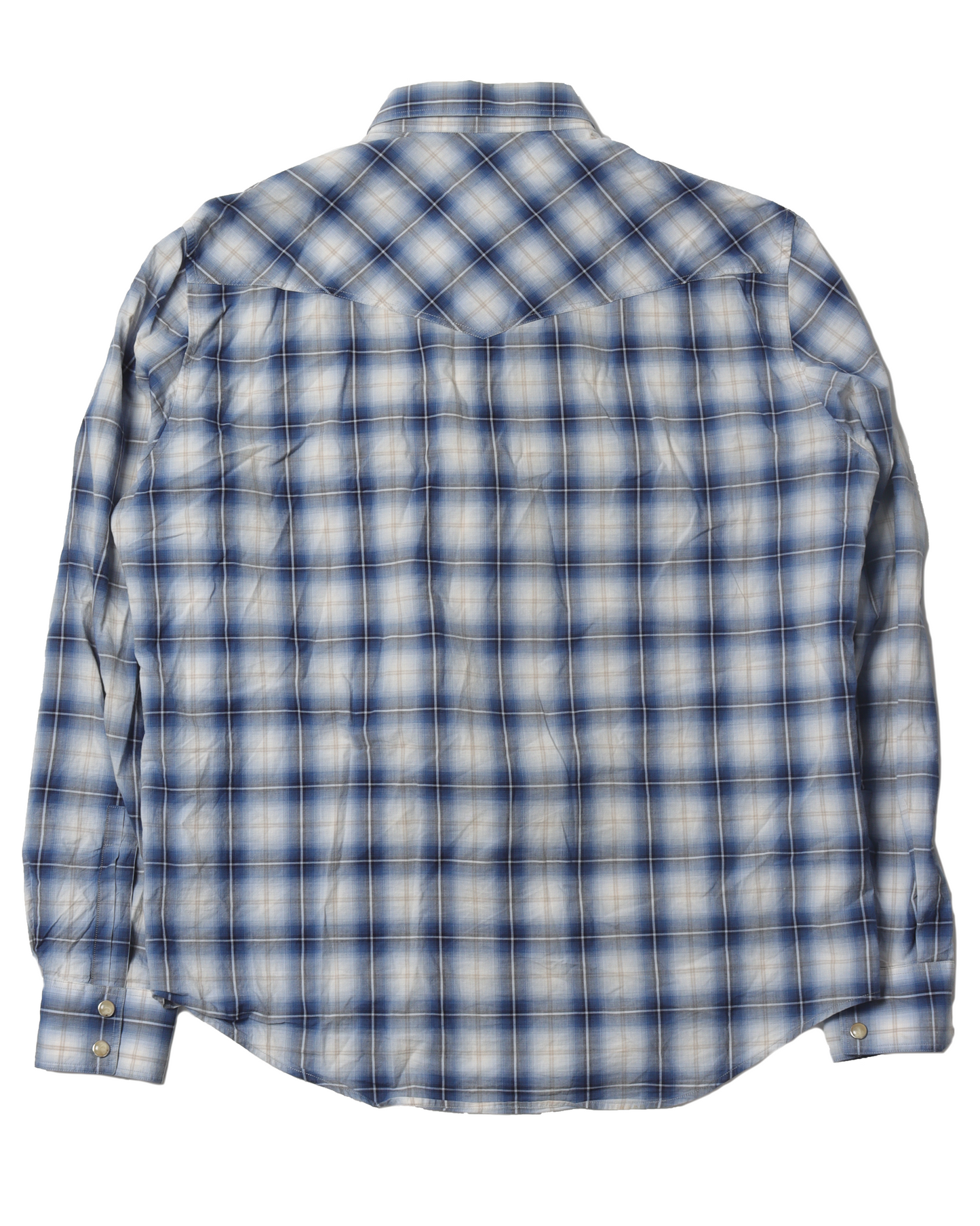 Blue Plaid Shirt