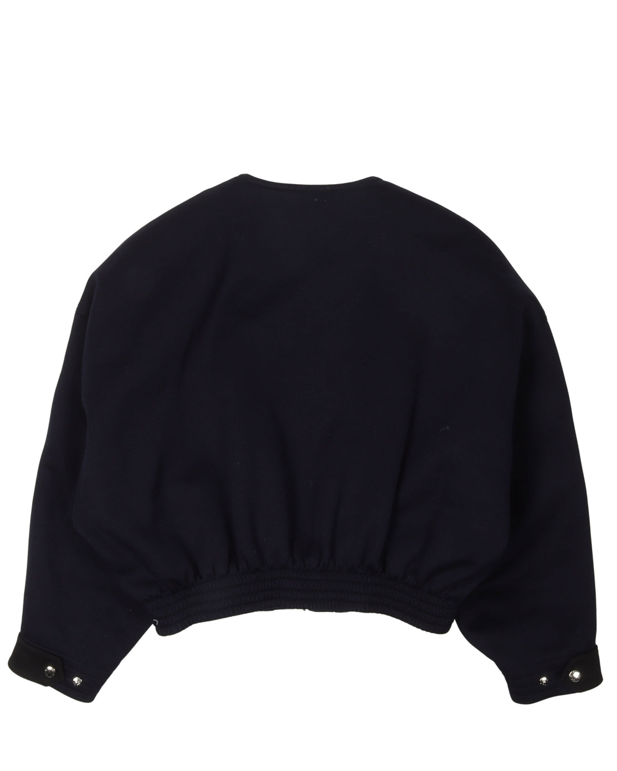 Cropped Shoulder Zip Bomber Jacket