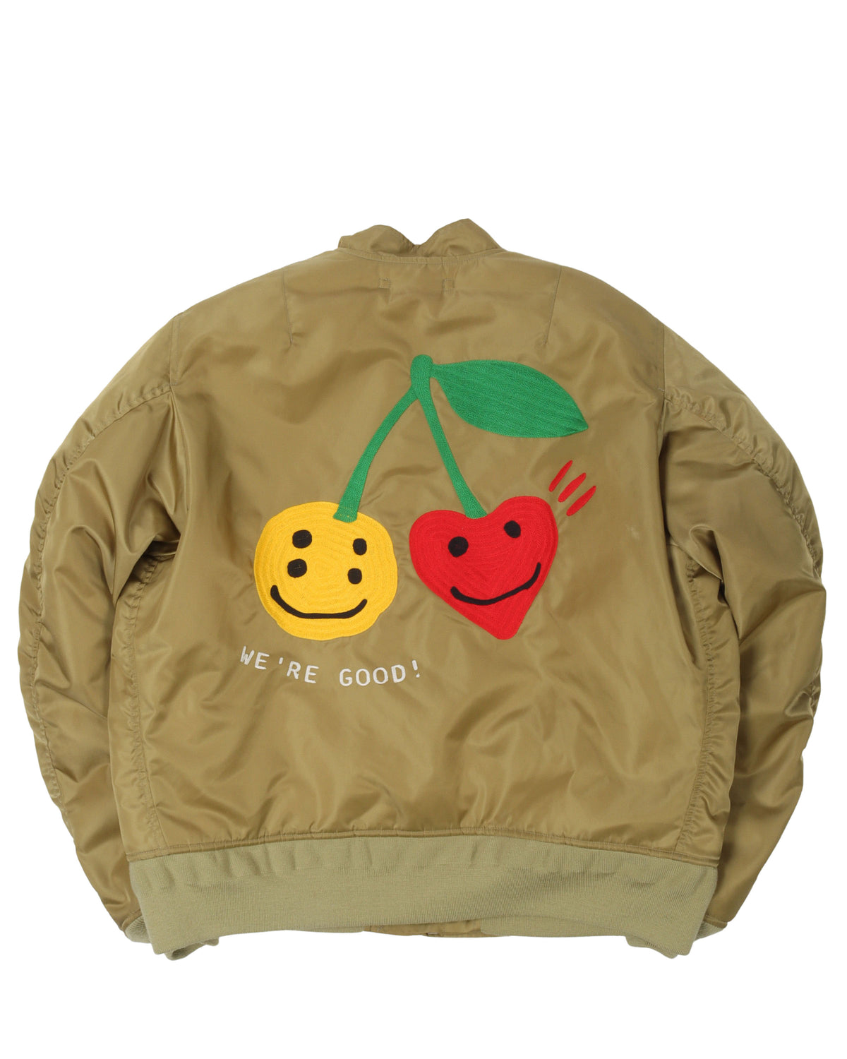 Human Made "We're Good!" Flight Jacket