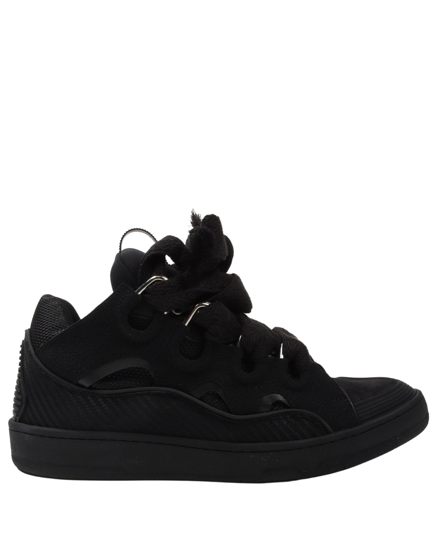 Leather Curb Sneaker