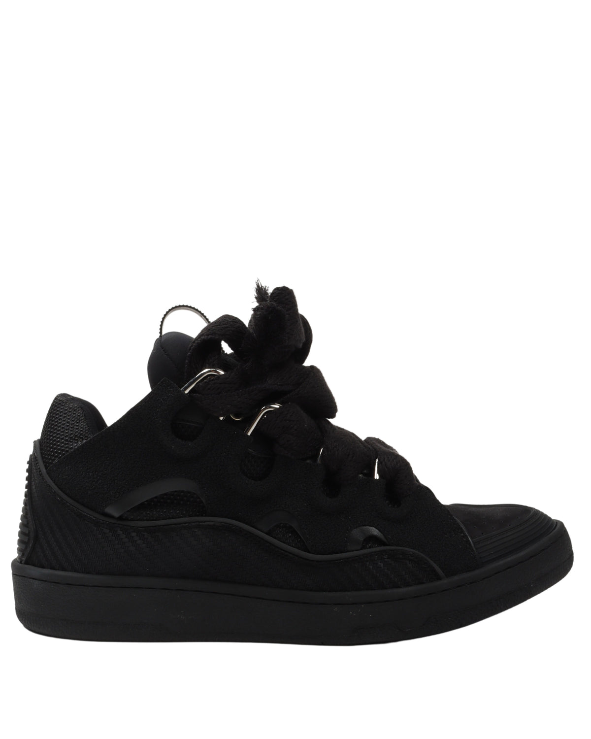 Leather Curb Sneaker