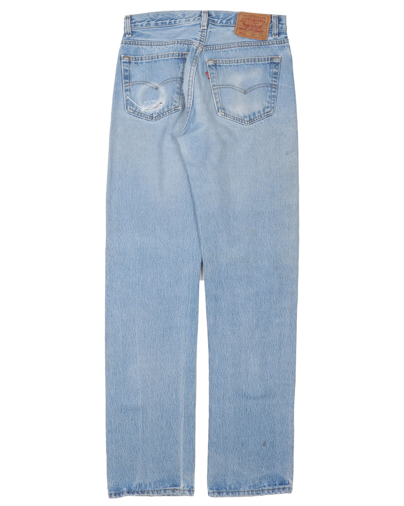 Distressed Levi's 501 Jeans