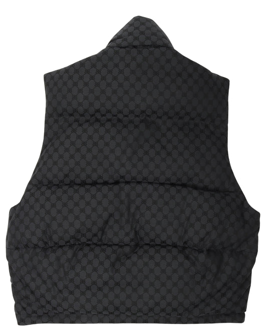 Gucci Hacker Monogram Puffer Vest